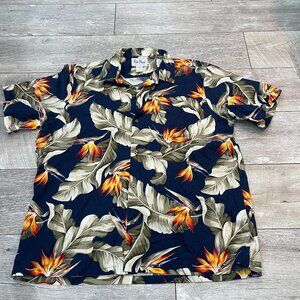 VTG Kai Nani aloha Hawaiian shirt 2XL Cotton USA